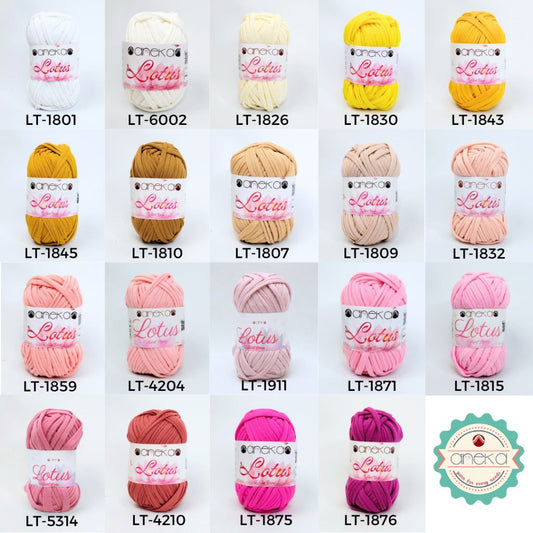 KATALOG - Benang Rajut Lotus / TShirt / Kaos Yarn PART 2