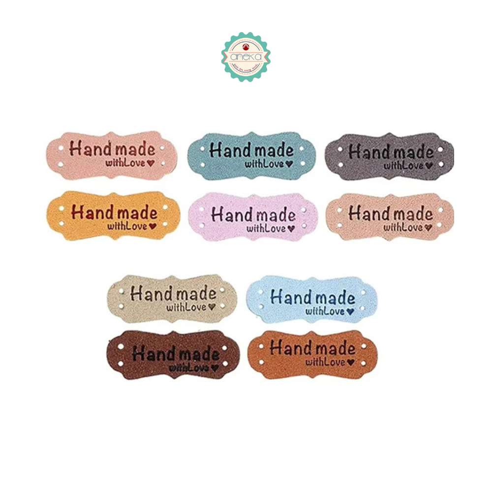 KATALOG - [2PCS] Handmade Tag / Label Bacaan Handmade Untuk Kerajinan Tangan