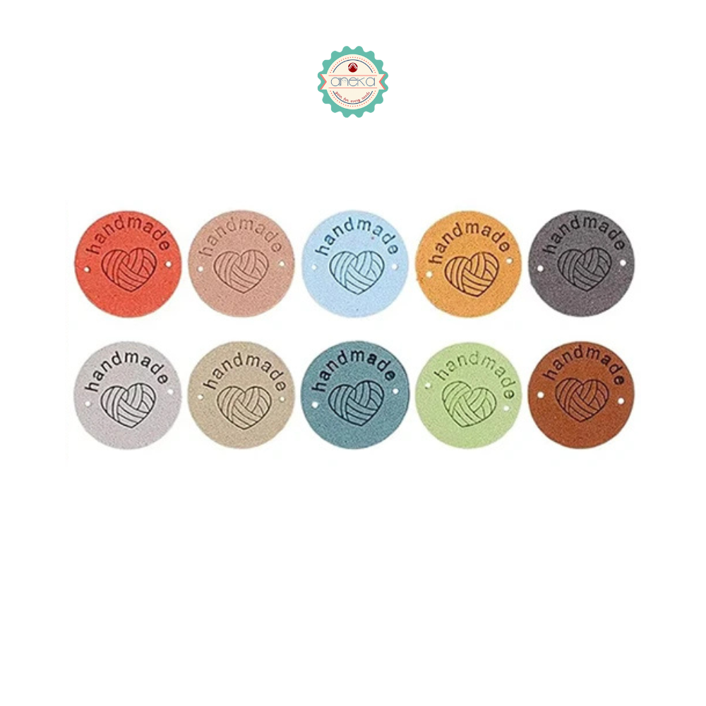 KATALOG - [2PCS] Handmade Tag / Label Bacaan Handmade Untuk Kerajinan Tangan