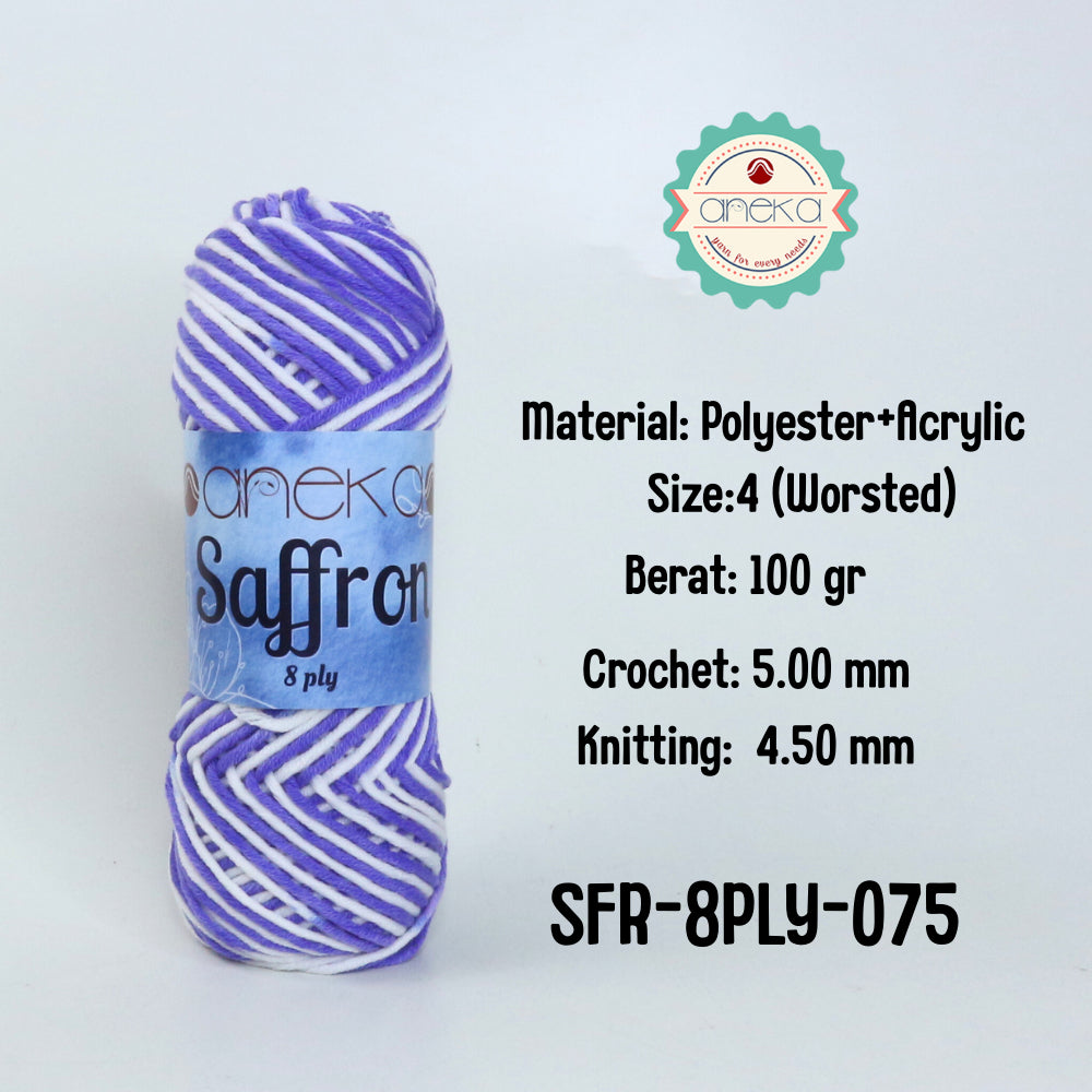 KATALOG - Benang Rajut Saffron 8 Ply / Crochet Knitting Yarn - Part 3
