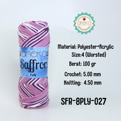 KATALOG - Benang Rajut Saffron 8 Ply / Crochet Knitting Yarn - Part 3