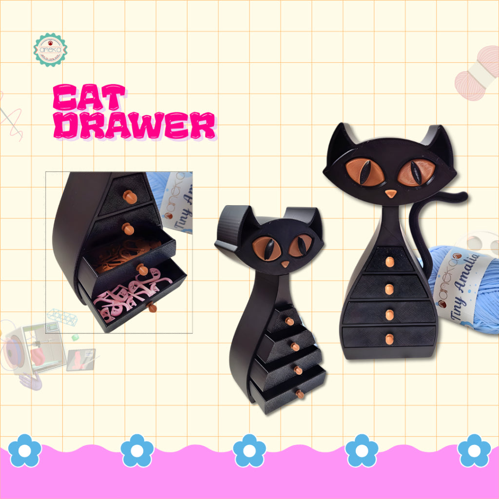 KATALOG - [PRE-ORDER] 3D Print Alat Rajut Knitting Aksesoris / Crochet Accesoriess / Laci / Calender / Tas Jelly / Spinner / Drawer