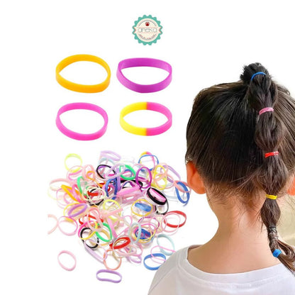 ANEKA - [1KG] Karet Jepang Elastis Premium /  Ikat Rambut Warna-Warni / Colorfull Elastic Rubberband Hair Accessories