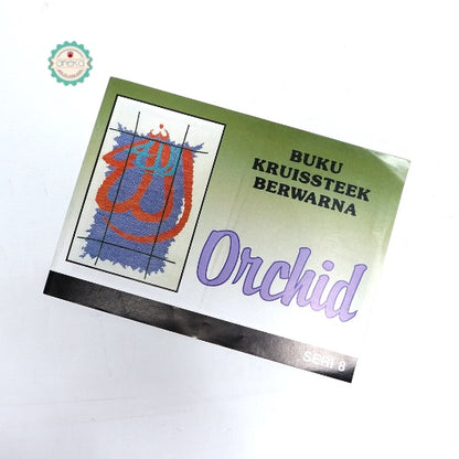 BUKU KRISTIK/CROSS STITCH ORCHID KRUISSTEEK BERWARNA