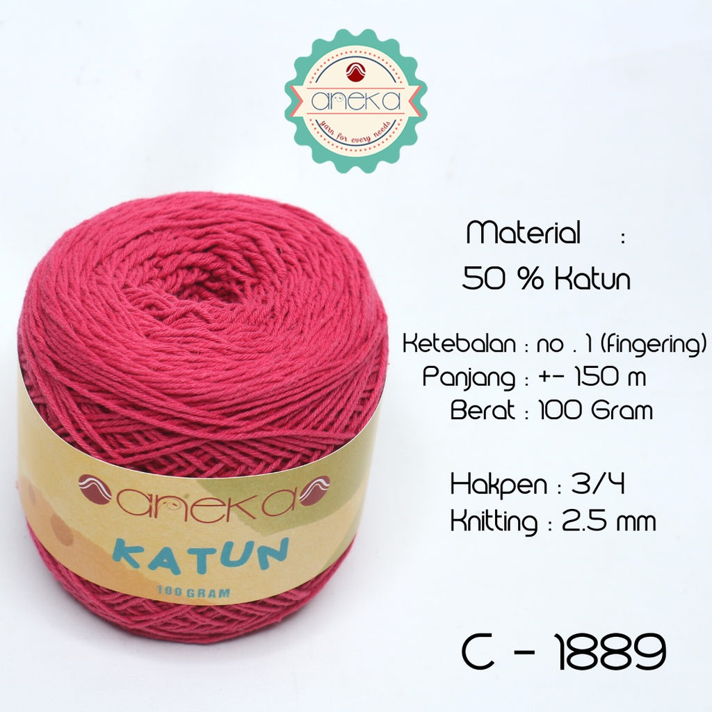 KATALOG - Benang Rajut Katun Polos Part 2