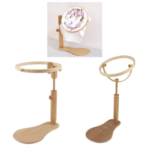 Embroidery Standing Hoop / Standing Foot / Clamp / Practical Embroidery Middant Tool - PREMIUM
