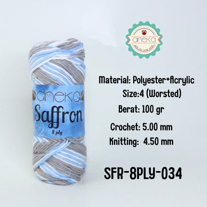 KATALOG - Benang Rajut Saffron 8 Ply / Crochet Knitting Yarn - Part 3