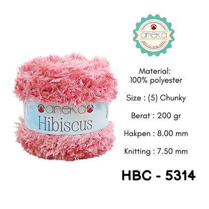 KATALOG - Benang Rajut Hibiscus / Eyelash Coral Mink Feather Crochet Knitting Yarn