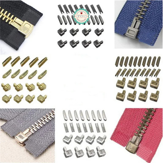 ANEKA - [5PCS] Stopper Zipper / Metal Zipper Head Sliders Retainer Insertion Pin