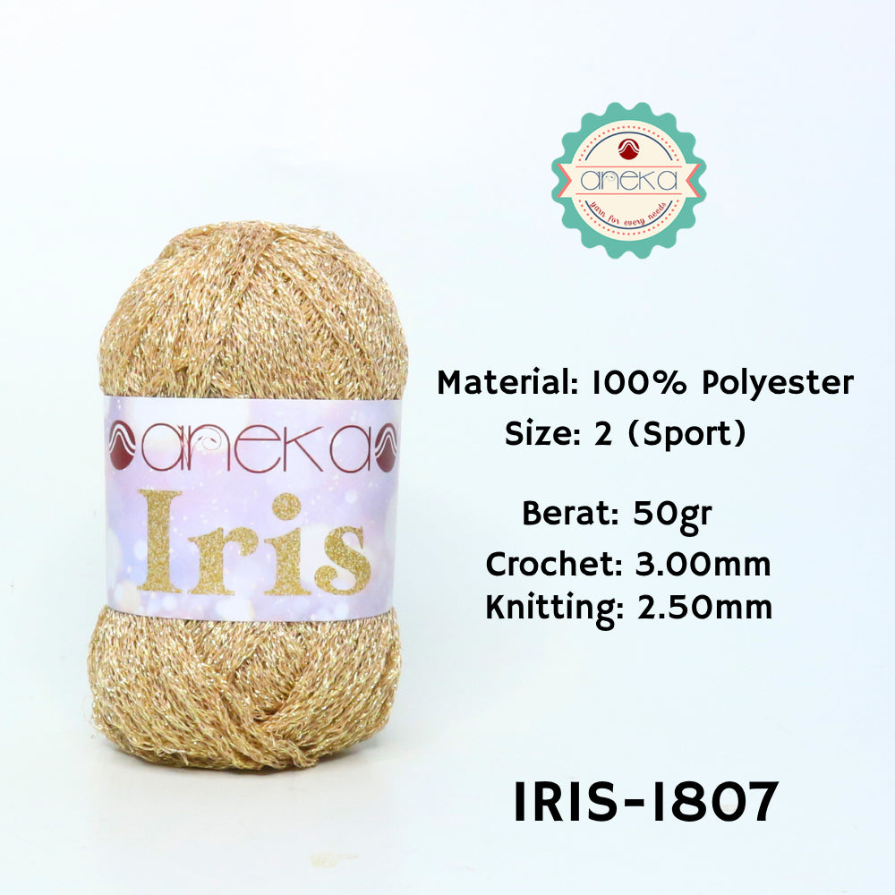 KATALOG - Benang Rajut Iris Glitter / Crochet Knitting Yarn