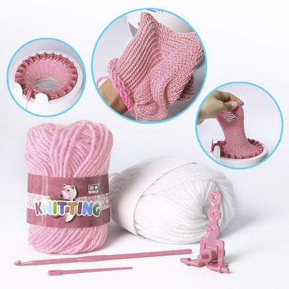 Rabbit Model Automatic Knitting Tool / Weaving Machine / Smart Weaver Rabbit Pink Pastel - SENTRO