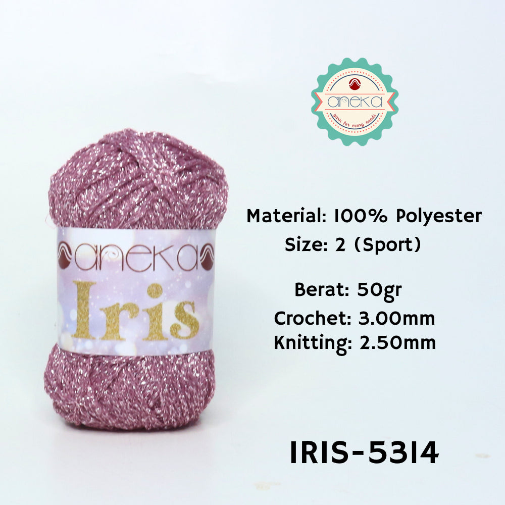 KATALOG - Benang Rajut Iris Glitter / Crochet Knitting Yarn
