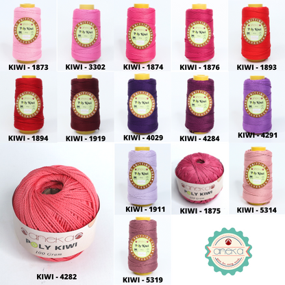 Katalog - Benang Rajut Poli / Poly Kiwi Yarn - PREMIUM - Part 1