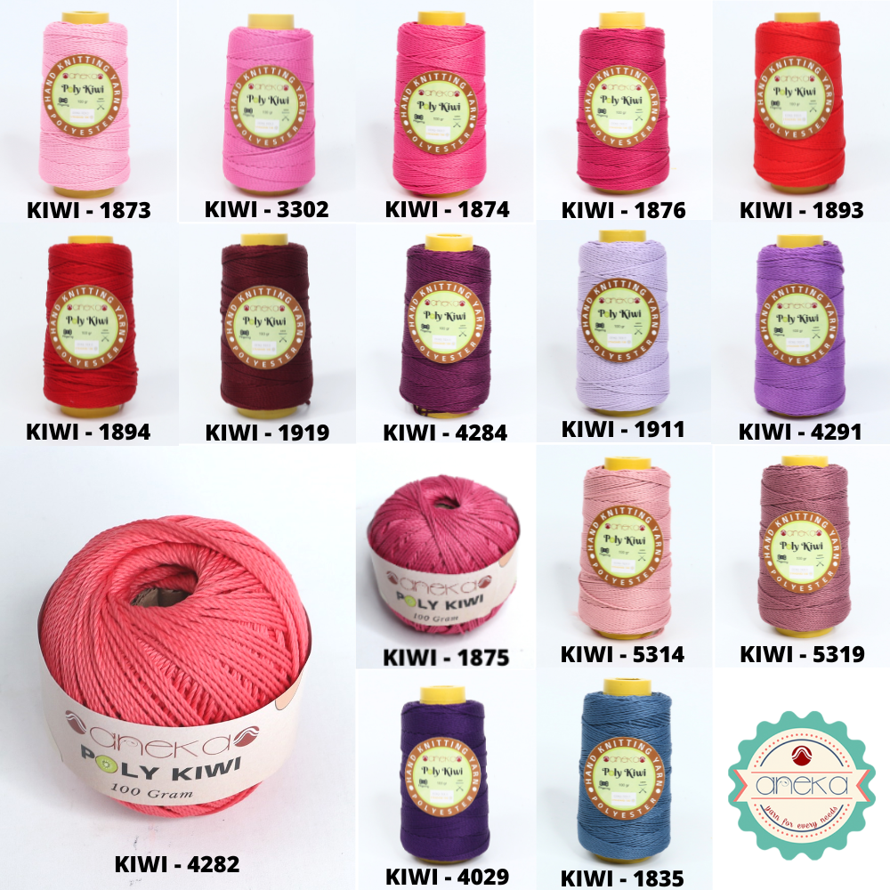 Katalog - Benang Rajut Poli / Poly Kiwi Yarn - PREMIUM - Part 2