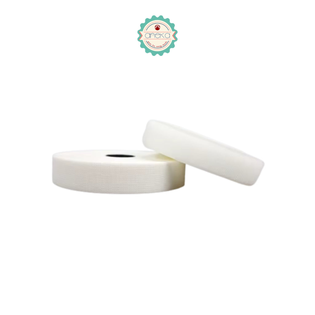 KATALOG - [1 METER] Perekat Velcro Hook and Loop / Perepet / Magic Tape Sticky Strips Reusable Fastener Roll Strips Sewing