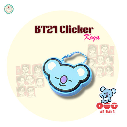3D PRINT - BTS Fidget Clicker Karakter / Gantungan Kunci Arirang / Special Edition Character BT21 / Keychain / Photo Card Holder /
