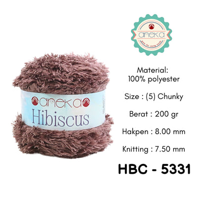 KATALOG - Benang Rajut Hibiscus / Eyelash Coral Mink Feather Crochet Knitting Yarn