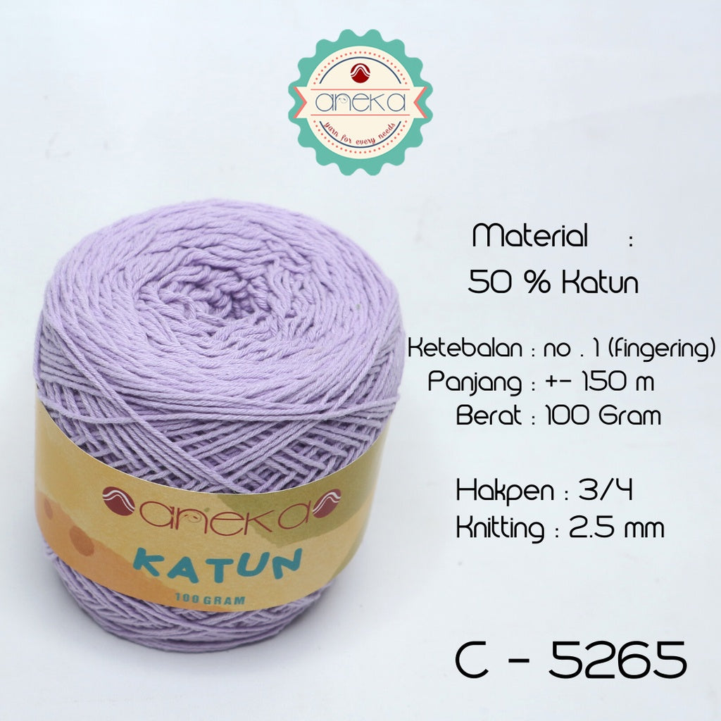 KATALOG - Benang Rajut Katun Polos Part 2