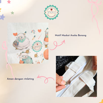 ANEKA - Totebag Serbaguna/ Ritsleting / Merchandise