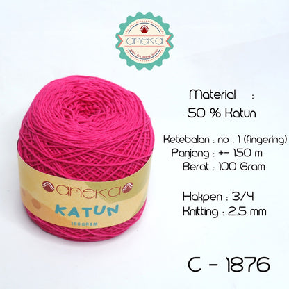KATALOG - Benang Rajut Katun Polos Part 2