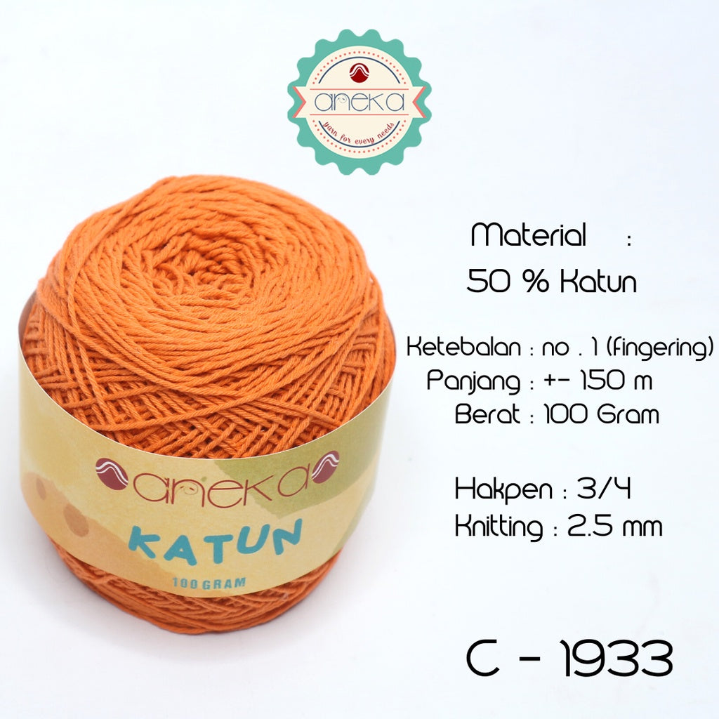 KATALOG - Benang Rajut Katun Polos Part 2