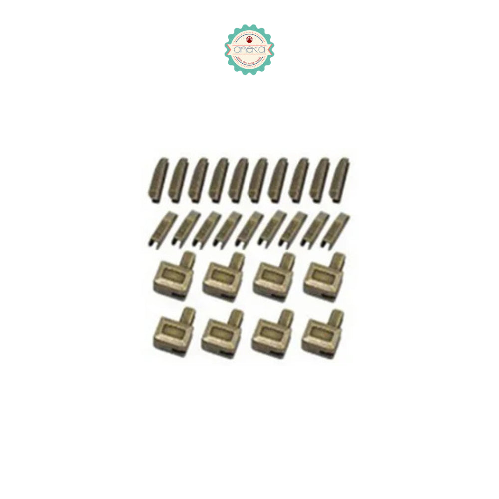 ANEKA - [5PCS] Stopper Zipper / Metal Zipper Head Sliders Retainer Insertion Pin