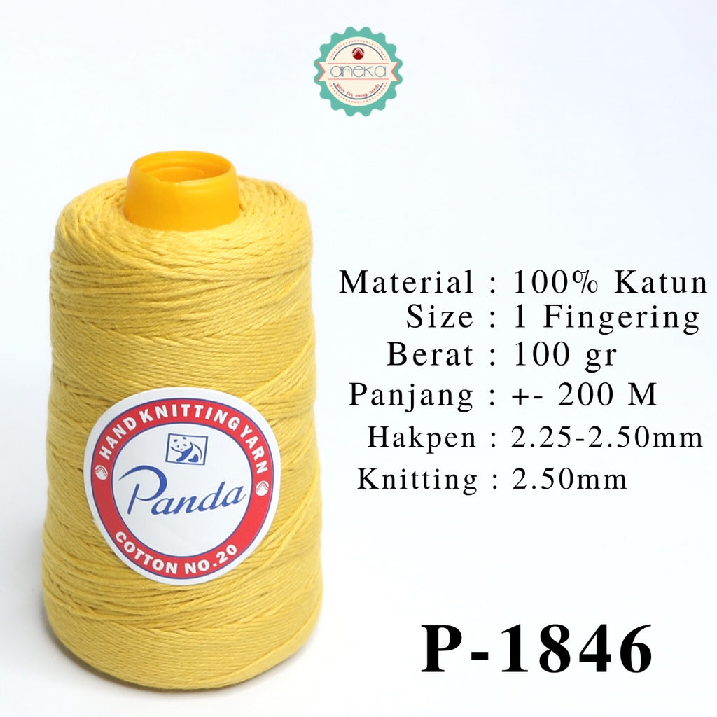 KATALOG - Benang Rajut Katun Panda / Cotton Yarn 1