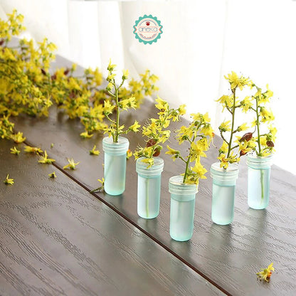 ANEKA - [5 PCS] Cup Bunga Plastik / Fresh Flower / Fresh-keeping Tube /Plastic Plant Nutrition Tube Water Storage Container