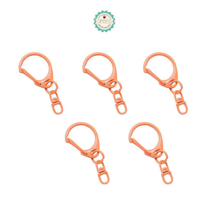 ANEKA - [5PCS] Kait Carabiner Bentuk C / Clasp Buckle Keychain Hook Premium