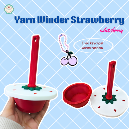 KATALOG - [PREORDER] 3D Print MIni Blossom Yarn Dispenser Holder / Wadah Benang Portable Lucu