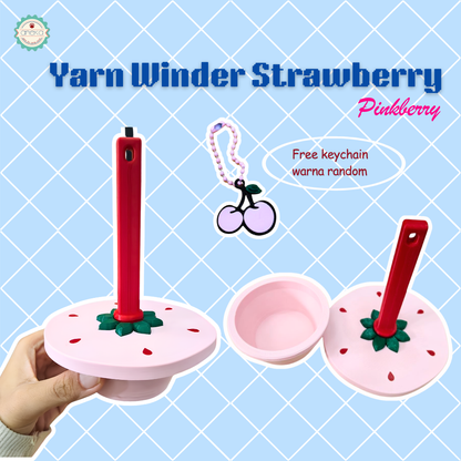 KATALOG - [PREORDER] 3D Print MIni Blossom Yarn Dispenser Holder / Wadah Benang Portable Lucu
