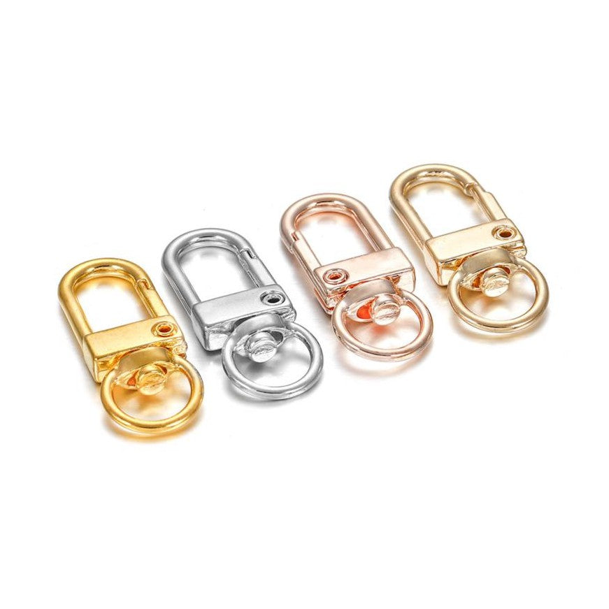 ANEKA - [4PCS] Kait Hook Gantungan Kunci Lobster DIY / Pengait Tas