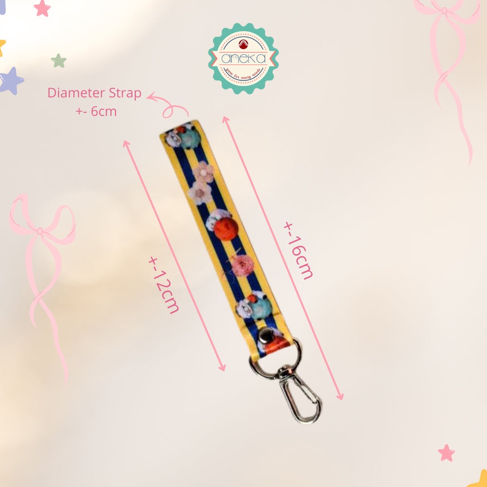 KATALOG - Lanyard Mini Lucu  / Tali Strap Tas / HP / Merchandise