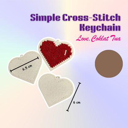 KATALOG -  [TANPA KEYCHAIN & BENANG] 3D Print Embroidery / Cross Stitch / Keychain / Menyulam / Sulam Tangan / Gantungan Kunci