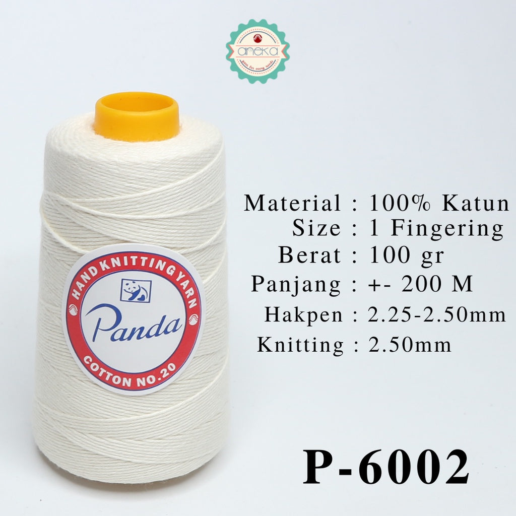 KATALOG - Benang Rajut Katun Panda / Cotton Yarn 1