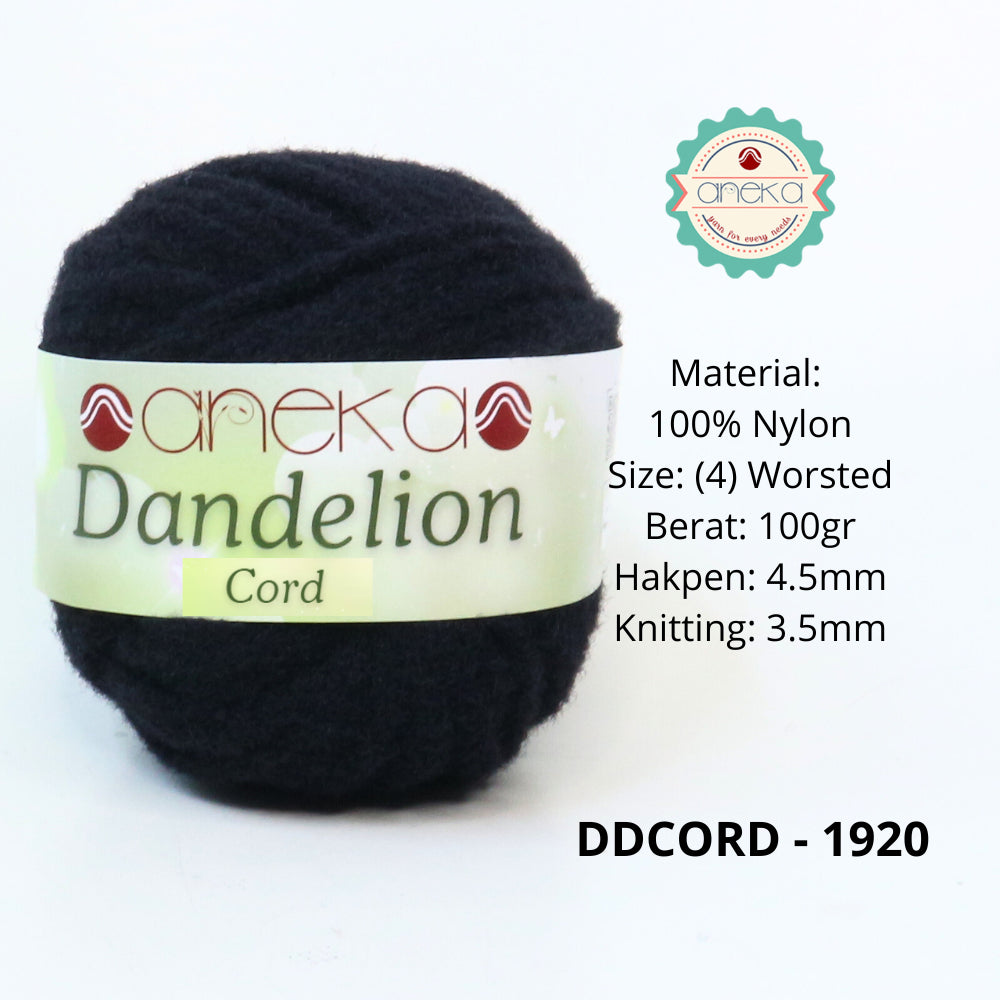 KATALOG - Benang Rajut Dandelion Cord / Crochet Knitting Cord Yarn