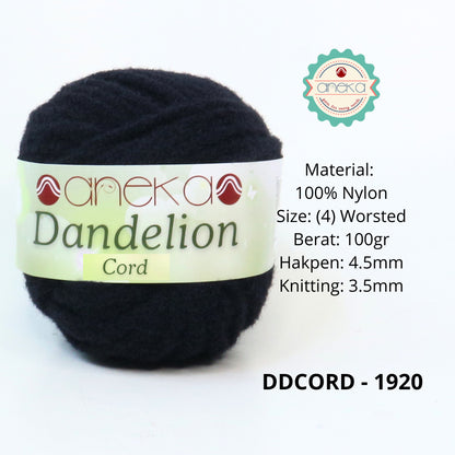 KATALOG - Benang Rajut Dandelion Cord / Crochet Knitting Cord Yarn