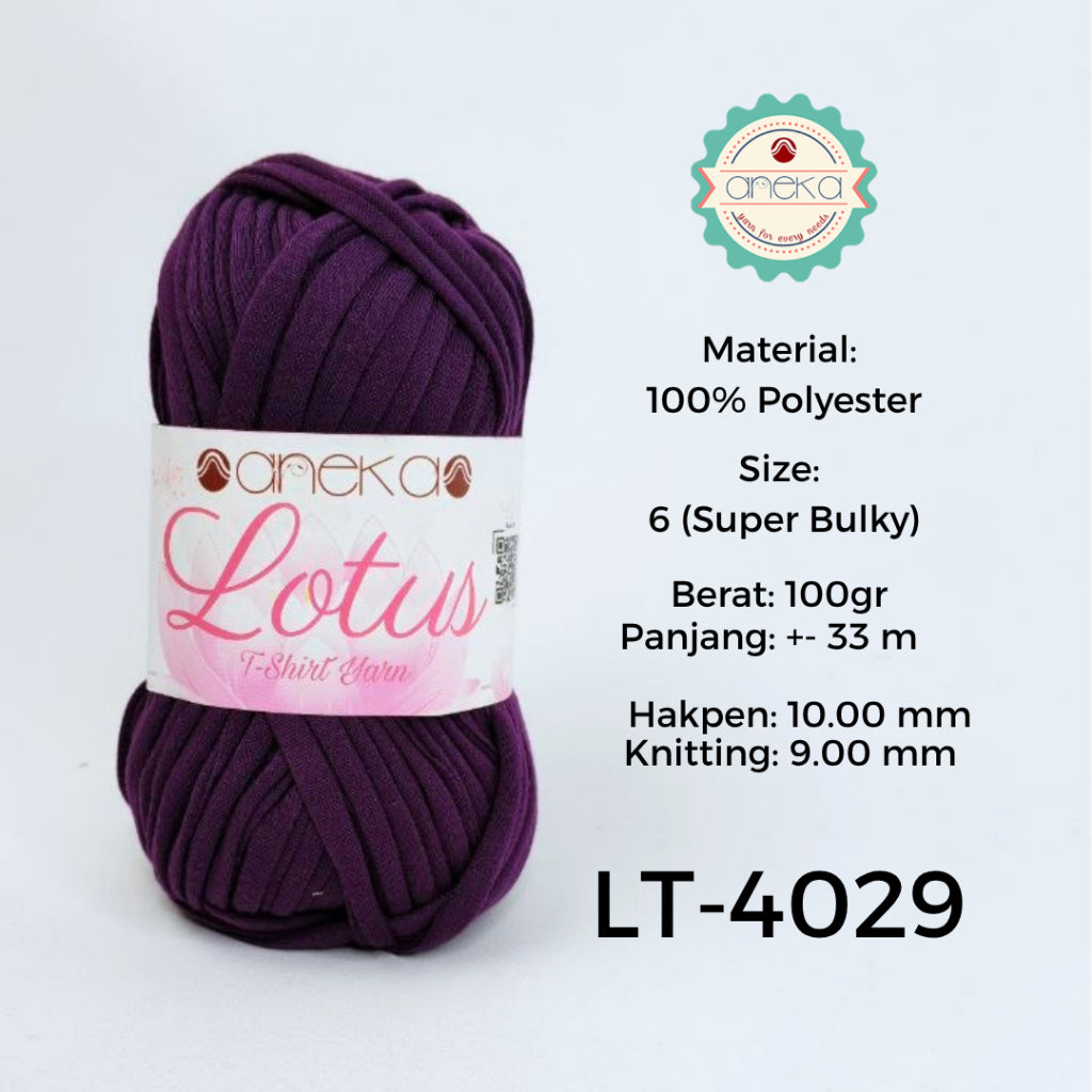KATALOG - Benang Rajut Lotus / TShirt / Kaos Yarn PART 2