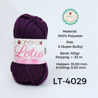 KATALOG - Benang Rajut Lotus / TShirt / Kaos Yarn PART 2