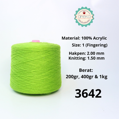 KATALOG - Benang Rajut Wool Aneka Cones / Wol / Siet Yarn / Tufting Rug / Karpet - Part 2