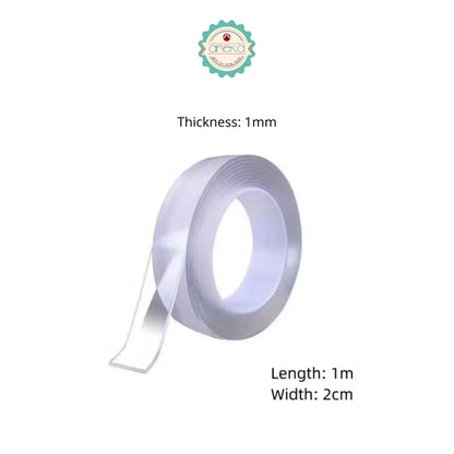ANEKA - Tape Bening / Transparent Nano Tape Washable And Reusable Double-sided Adhesive