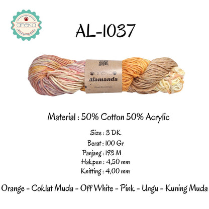 KATALOG - Benang Rajut Alamanda / Hand Dyed Yarn Cotton Yarn / Katun