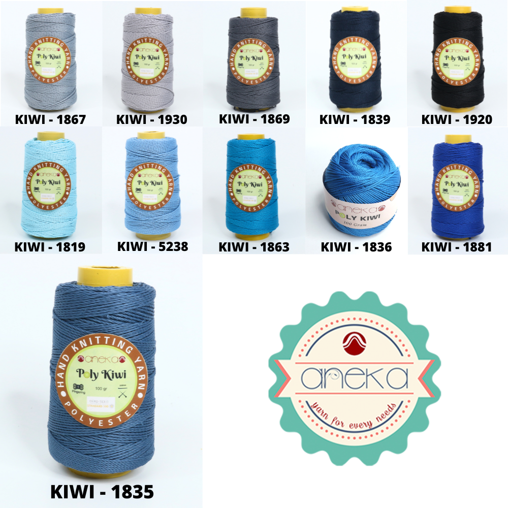 Katalog - Benang Rajut Poli / Poly Kiwi Yarn - PREMIUM - Part 1