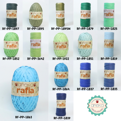 KATALOG - Benang Rajut Rafia / Raffia Paper Yarn