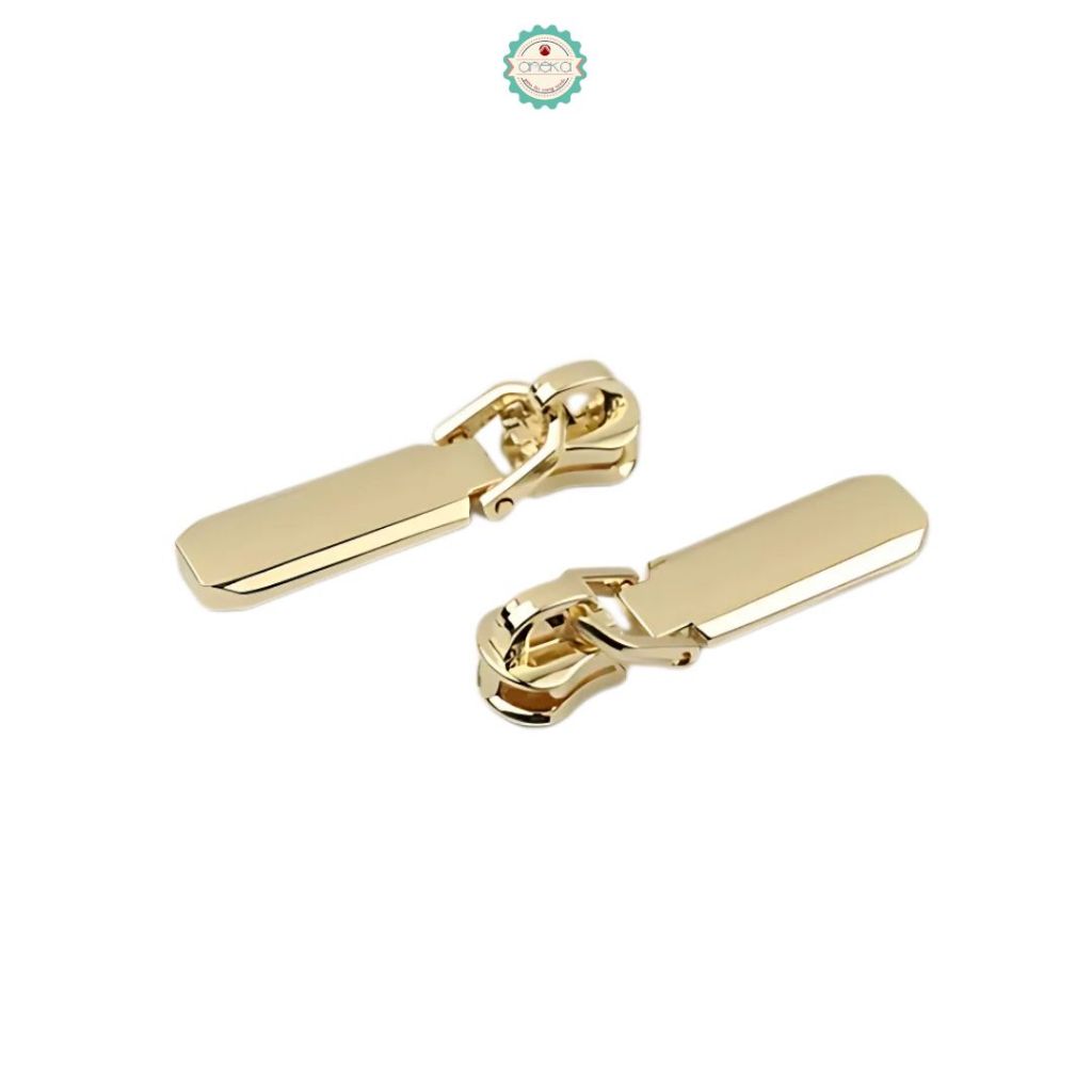 ANK - [2PCS] Kepala Ritsleting Lonjong Premium / Accessories DIY Solid Zip Head Special for Metal Zipper