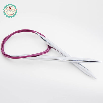 KnitPro Nova Metal - Alat / Jarum Rajut Fixed Circular Needles 25 CM