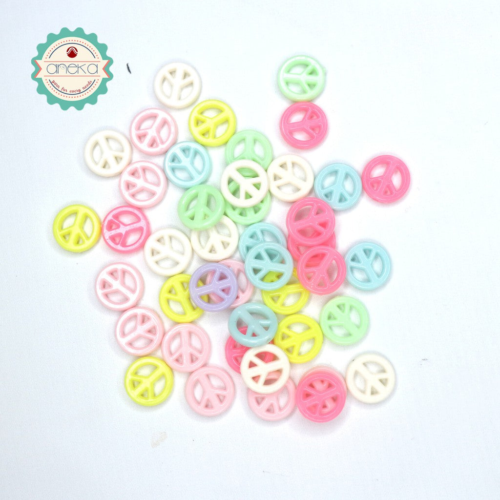 Mute Beads / DIY Craft Milk Pastel Motes - 20 GRAM