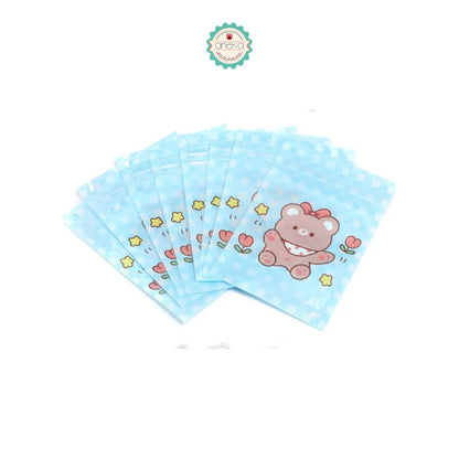 KATALOG - [10 PCS] Plastik Ziplock / Plastic Hologram / Karakter Lucu Kartun / Pastel / PVC / Cute Character