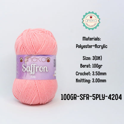 KATALOG - Benang Rajut Saffron 5 Ply 100gr / Crochet Knitting Yarn