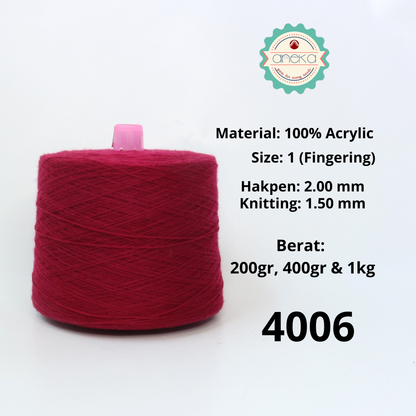 KATALOG - Benang Rajut Wool Aneka Cones / Wol / Siet Yarn / Tufting Rug / Karpet - Part 3